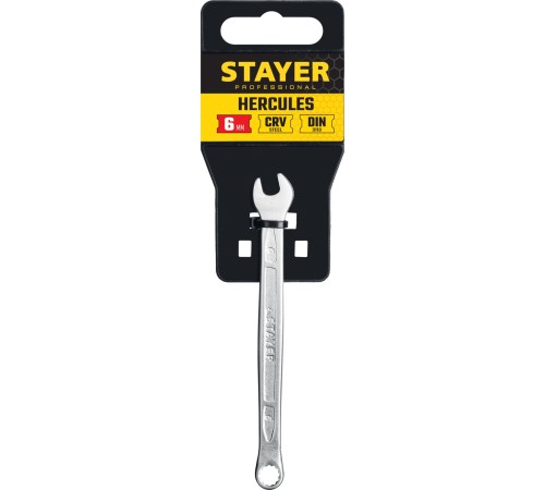 STAYER 6 мм, комбинированный гаечный ключ 27081-06_z01 STAYER 6 мм, комбинированный гаечный ключ 27081-06_z01