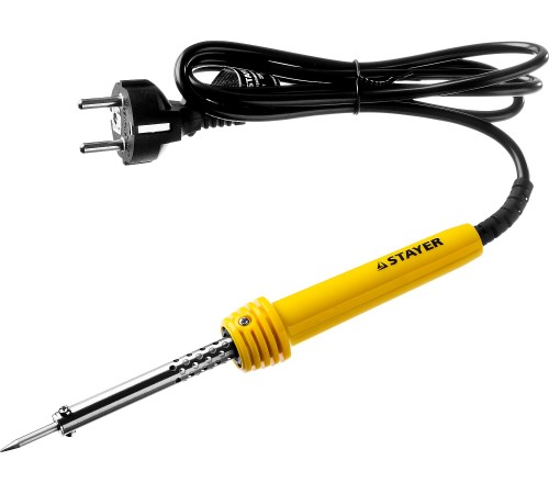 STAYER 40 Вт, конус, пластиковая рукоятка, электропаяльник Maxterm 55305-40 Master STAYER 40 Вт, конус, пластиковая рукоятка, электропаяльник Maxterm 55305-40 Master