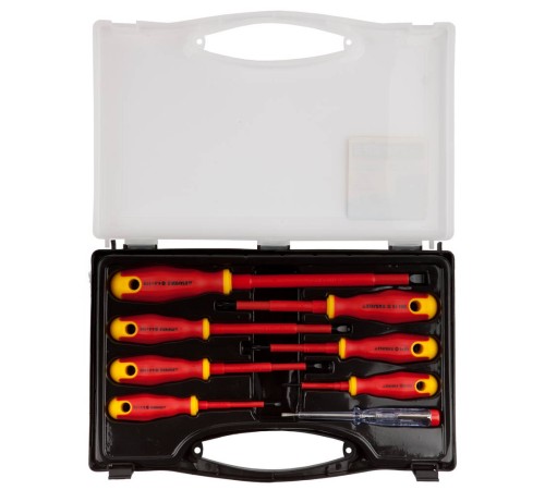 STAYER 8 шт., набор отверток диэлектрических 25145-H8_z01 Professional STAYER 8 шт., набор отверток диэлектрических 25145-H8_z01 Professional