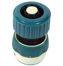 RACO COMFORT-PLUS, 3/4″, из ABS-пластика с TPR, с автостопом, для шланга, быстросъемный соединитель (4248-55237C)