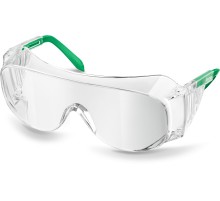 KRAFTOOL ULTRA, открытого типа, прозрачные, стекло увеличенного размера устойчивое к царапинам и запотеванию, защитные очки (110461)