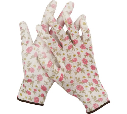 GRINDA S, 13 класс, прозрачное PU покрытие, перчатки садовые 11291-S GRINDA S, 13 класс, прозрачное PU покрытие, перчатки садовые 11291-S