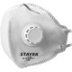 STAYER класс защиты FFP1, с клапаном, плоская, полумаска фильтрующая 11113_z01