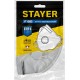 STAYER класс защиты FFP1, с клапаном, плоская, полумаска фильтрующая 11113_z01