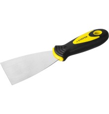 STAYER MAXFlat, 60 мм, профилированное полотно, двухкомпонентная ручка, нержавеющий, шпатель (10041-06) STAYER MAXFlat, 60 мм, профилированное полотно, двухкомпонентная ручка, нержавеющий, шпатель (10041-06)