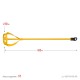 STAYER 60х400 мм, шестигранный хвостовик, миксер для красок 06019-06-40
