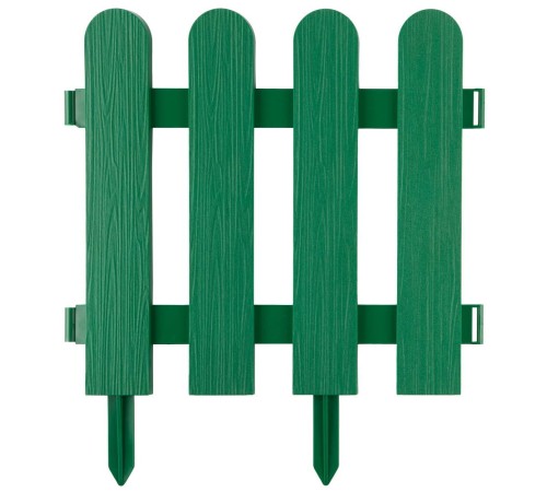 GRINDA 29х224 см, зеленый, забор декоративный ШТАКЕТНИК 422209-G
