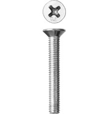 ЗУБР DIN 965, кл. пр. 5.8, M4 х 35 мм, цинк, 11 шт, винт с потайной головкой (4-303116-04-035)