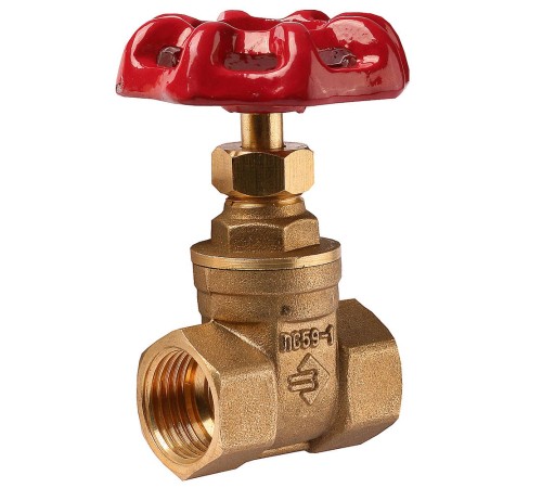 ЗУБР d 1/2″, кран вентильный латунный (51212-1/2)