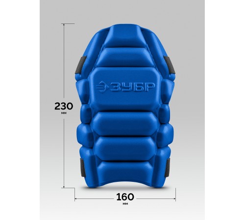 ЗУБР УНИВЕРСАЛ вставка-наколенники защитные из ЭВА, 2 крепежных ремня, Профессионал (11528)