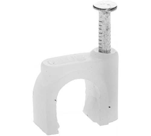 STAYER 4 мм, 100 шт, скоба-держатель для круглого кабеля с оцинкованным гвоздем (4510-04)