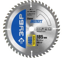 ЗУБР Чисторез, 185 x 16 мм, 48Т, пильный диск по дереву, Профессионал (36905-185-16-48)