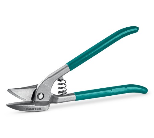 KRAFTOOL IDEAL левые 280 мм фигурные цельнокованые ножницы по металлу (23009-L)