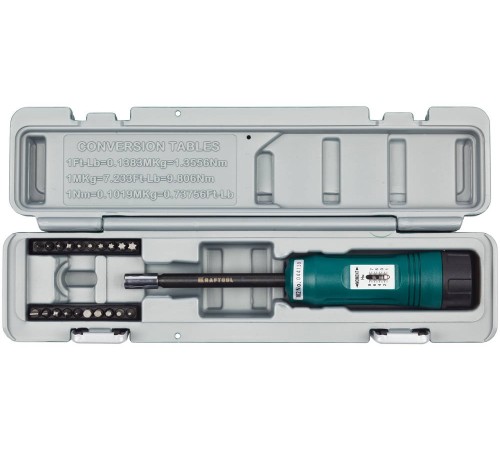 KRAFTOOL 1 - 8 Нм, динамометрическая отвертка (64030)