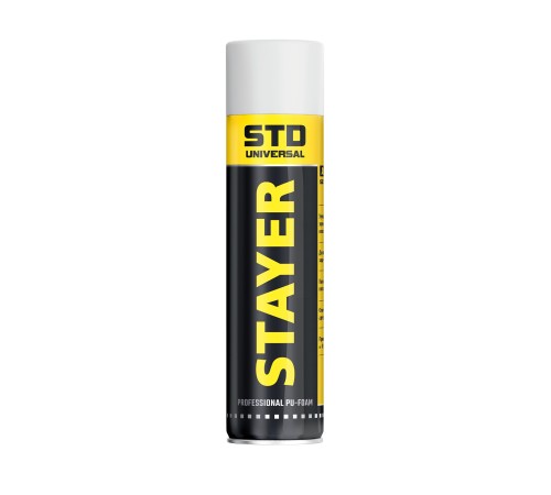 STAYER STD, 500 мл, адаптерная, выход до 10 л, монтажная пена, Professional (41130)