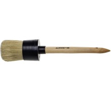 STAYER UNIVERSAL, 40 мм, пластмассовый корпус, светлая натуральная щетина, деревянная ручка, все виды ЛКМ, круглая кисть (0141-40)