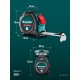 KRAFTOOL AutoStop 5м х 19мм, профессиональная рулетка с автостопом (3412-5-19)