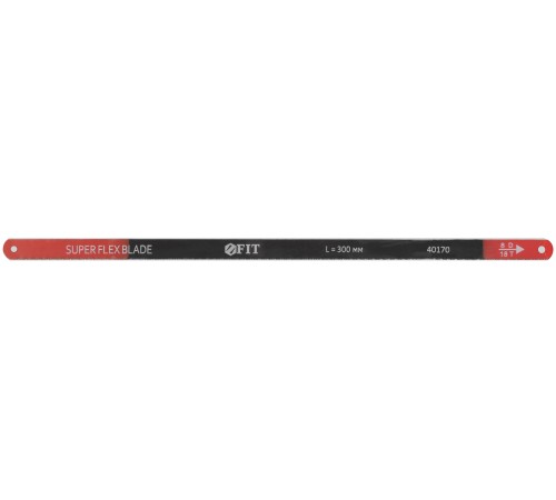 Полотна ножовочные односторонние 300 мм ( Super Flex), 10 шт. ( 18 ТPI ) FIT DIY