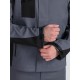 Костюм ProfLineLeader-2 (тк.Хлопок/Спандекс,260) п/к, серый/черный
