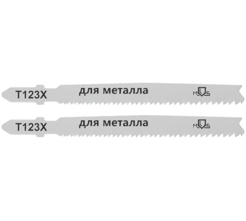 Полотна для эл. лобзика, T123X, универсальные, HSS, 100 мм,  2 шт. MOS Полотна для эл. лобзика, T123X, универсальные, HSS, 100 мм,  2 шт. MOS