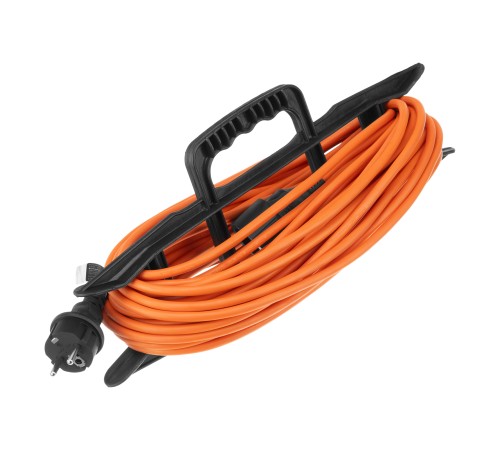 Удлинитель-шнур силовой Garden Series, ПВС, 20м, 1 розетка 3 x 1 мм, Denzel