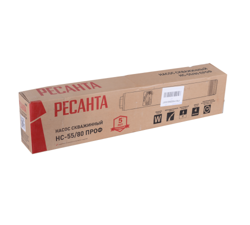 Скважинный насос Ресанта НС-55/80 ПРОФ Скважинный насос Ресанта НС-55/80 ПРОФ