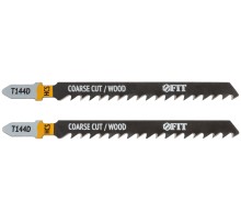 Полотна по дереву, HCS, разведенные, шлифованные зубья 100/74/4,2 мм (Т144D), 2 шт. FIT IT