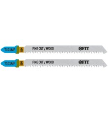 Полотна по дереву, Bimetal, остроконечные зубья, 100/77/1,8 мм (T101AIF), 2 шт. FIT IT