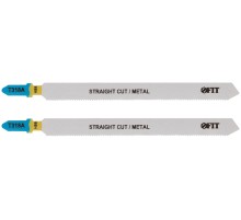 Полотна по металлу, HSS, фрезерованные, волнистые зубья, 132/106/1,2 мм (T318A), 2 шт. FIT IT