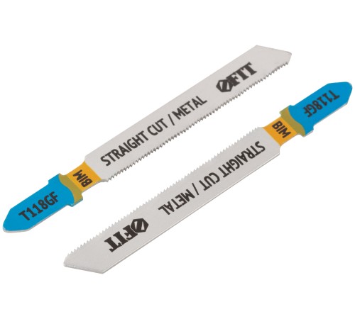 Полотна по металлу, Bimetal, фрезерованные, волнистые зубья, 76/51/0,8 мм (T118GF), 2 шт. FIT IT