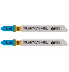 Полотна по металлу, Bimetal, фрезерованные, волнистые зубья, 76/51/1,2 мм (T118AF), 2 шт. FIT IT