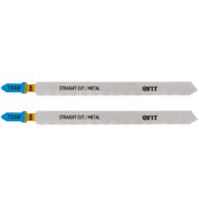 Полотна по металлу, Bimetal, фрезерованные, волнистые зубья, 132/106/1,2 мм (T318AF), 2 шт. FIT IT