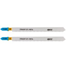 Полотна по металлу, Bimetal, фрезерованные, волнистые зубья, 132/106/1,8 мм (T318AF), 2 шт. FIT IT