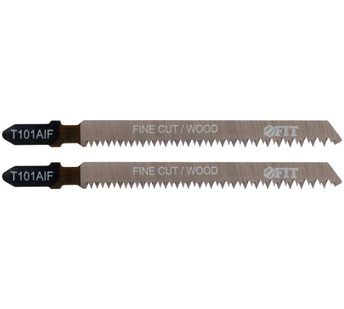 Полотна по дереву, Bimetal, остроконечные зубья, 100/77/1,7 мм (T101AIF), 2 шт. FIT HQ Полотна по дереву, Bimetal, остроконечные зубья, 100/77/1,7 мм (T101AIF), 2 шт. FIT HQ