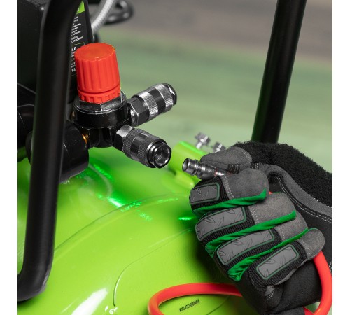 Компрессор безмаслянный малошумный МБ 2250/100, 2250 Вт, 100л, 400 л/мин// Сибртех