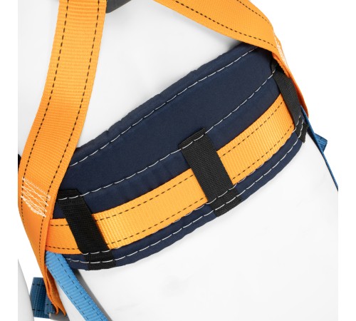 Удерживающе-страховочная привязь, модель УСП II, наплечные и набедренные лямки, высокий кушак Сибртех