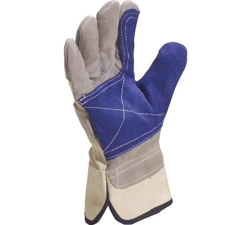 Перчатки DeltaPlus™ спилковые комбинированные с усилением DS202RP