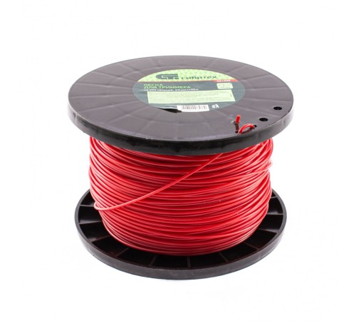 Леска для триммера круглая, на DIN катушке, 2 мм х 190 м, Сибртех