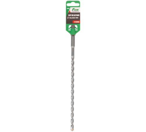 Бур по бетону FDW, Profi, SDS-Plus, 8 х 260 мм FDW Бур по бетону FDW, Profi, SDS-Plus, 8 х 260 мм FDW
