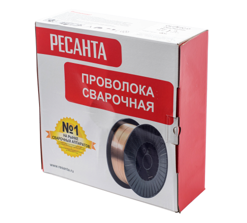 Сварочная проволока Ресанта СВ-08Г2С-О, Ф1,2 мм Катушка 15кг Сварочная проволока Ресанта СВ-08Г2С-О, Ф1,2 мм Катушка 15кг