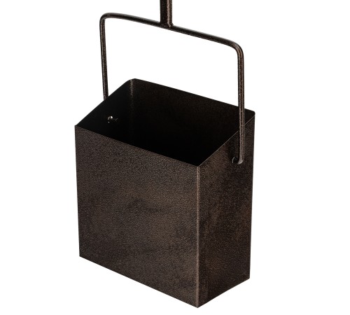 Совок-ловушка хозяйственный, металлический (h-850 мм), металлическая ручка