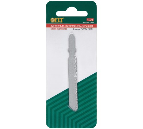 Полотно для э/лобзика карбидное, европ.хвостовик 75 мм FIT IT