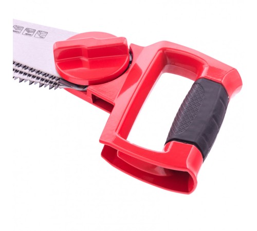 Ножовка по дереву 3 в одном: ножовка, 3 рабочих полотна, металлическая обрезиненная рукоятка Matrix