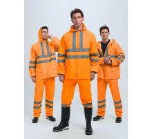 Костюм влагозащитный сигнальный СОП PROFLINE Specialist (ПВХ,210), оранжевый Костюм влагозащитный сигнальный СОП PROFLINE Specialist (ПВХ,210), оранжевый