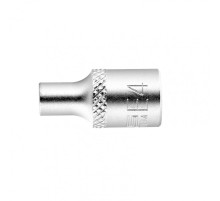 Головка торцевая 1/4, Е4, CrV Stels