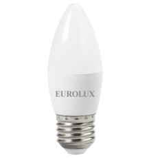 Лампа светодиодная EUROLUX LL-E-C37-6W-230-4K-E27 Лампа светодиодная EUROLUX LL-E-C37-6W-230-4K-E27