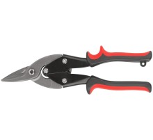 Ножницы по металлу усиленные CrV Профи, прорезиненные ручки, левые 250 мм FIT HQ