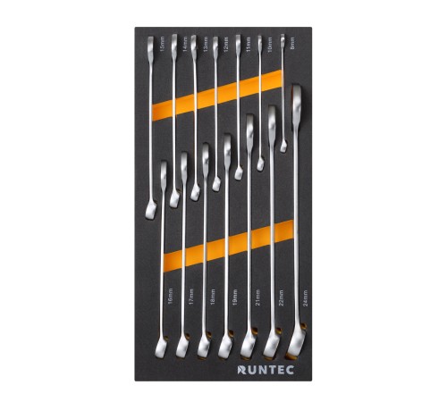 RUNTEC RT-HT313PR7 Тележка инструментальная 7 полочная Performance с комплектом инструмента, 313 предметов