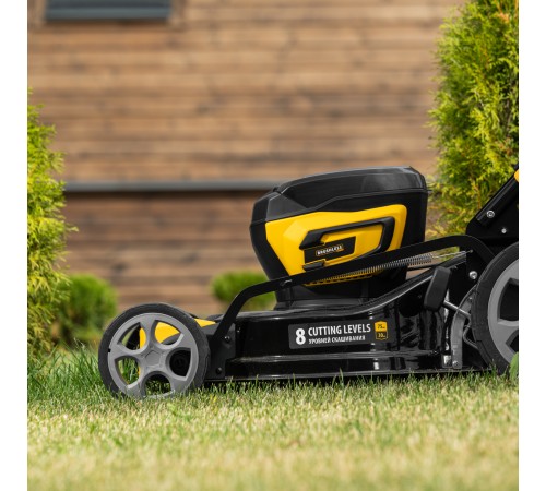 Газонокосилка аккумуляторная бесщет. DLM-460, 460 мм, травосб. 65 л., Li-Ion, 40 В Denzel