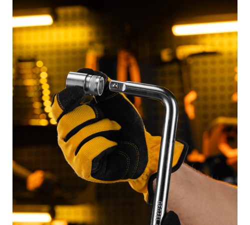 Вороток Г-образный, 300*75 мм, квадрат 1/2